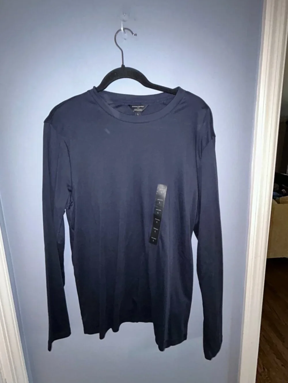 Banana Republic Luxe Touch Performance Long Sleeve T-shirts, NWT, Men Large, 2